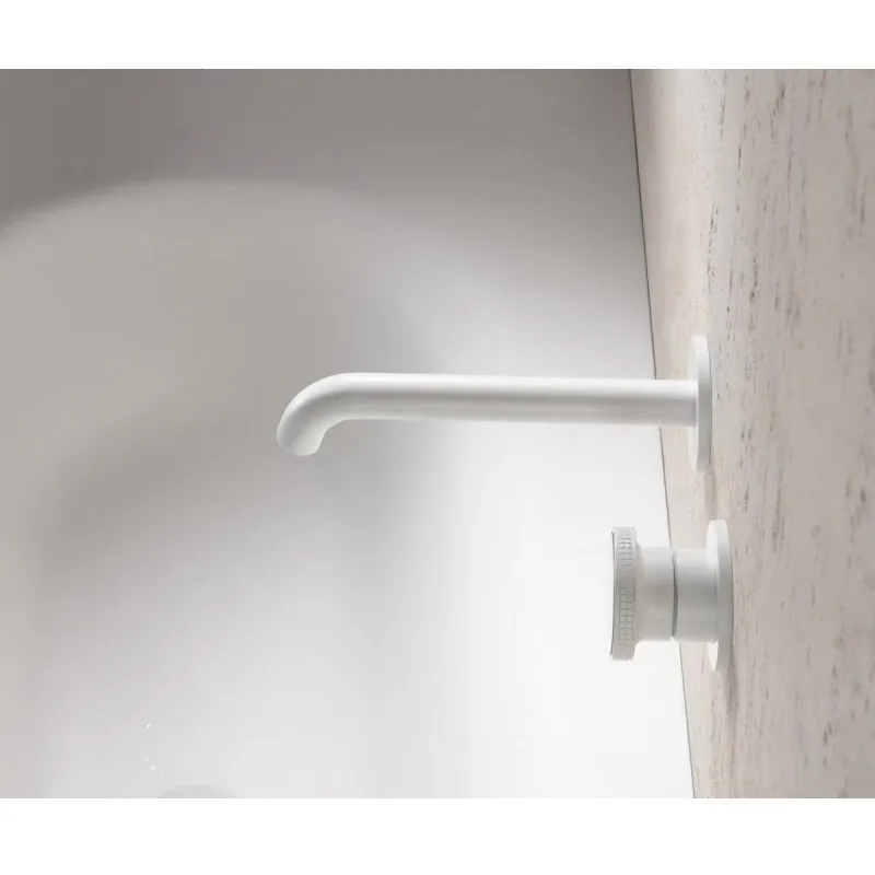 Смеситель для раковины встраиваемый Bronze de Luxe 9007W-R, белый/красный