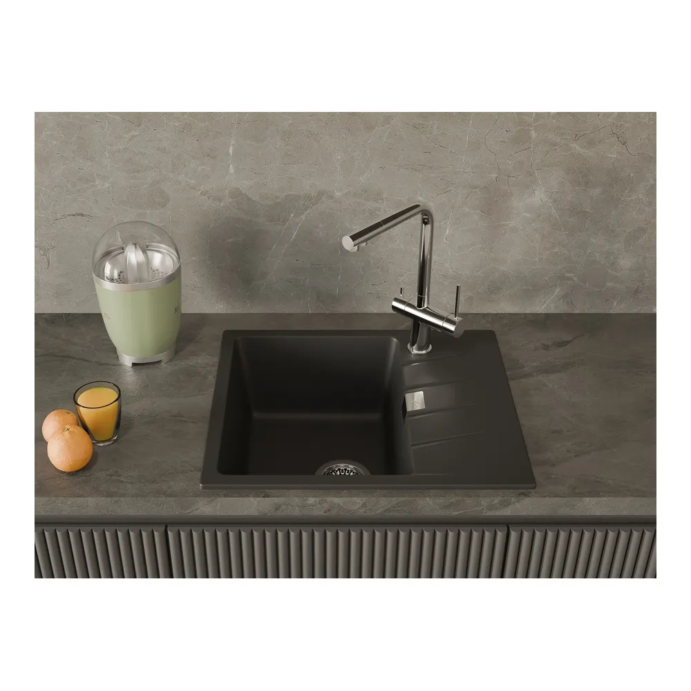 Кухонная мойка Rivelato RAUM RM-58, черный