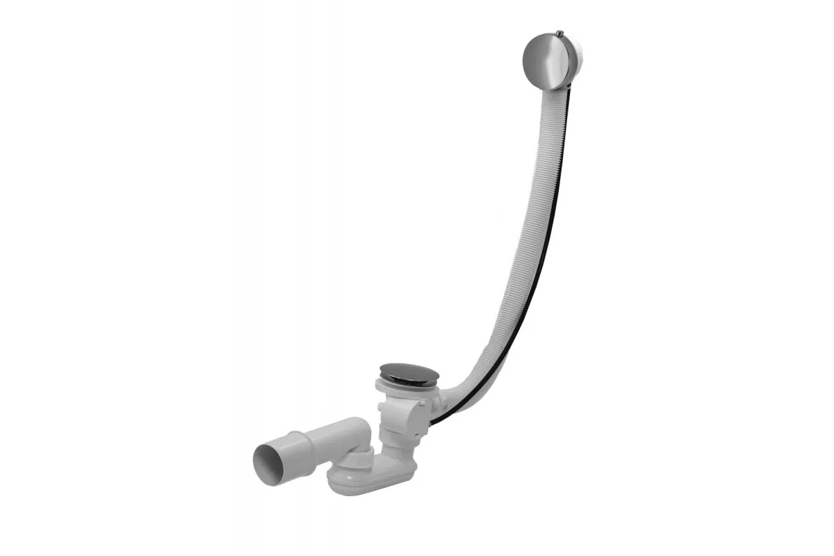 Слив-перелив (полуавтомат, 80 см.) Vega V55К Гл000007256, хром