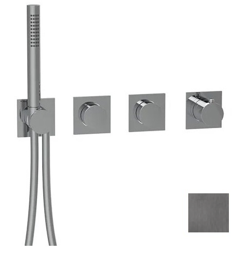 Смеситель для душа Almar Water Control Modular, на 2 потребителя, Gun Metal Brushed PVD (E180483.GM)