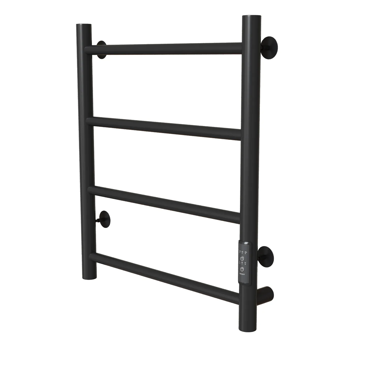 Полотенцесушитель MIXLINE ВЕГА  60х50 (таймер, 201 Вт, 4 перекладины) электрический ЧЕРНЫЙ (556342)