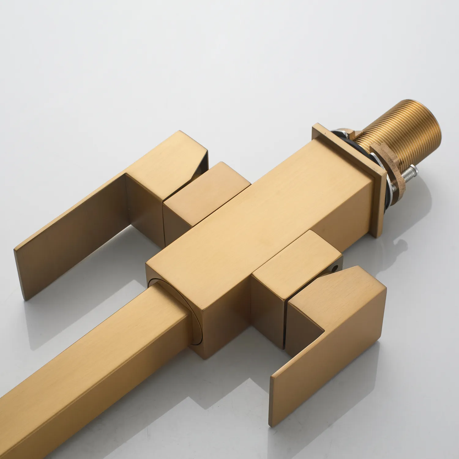 Смеситель для кухни с подключением фильтра Shevanik S148G, золотой сатин