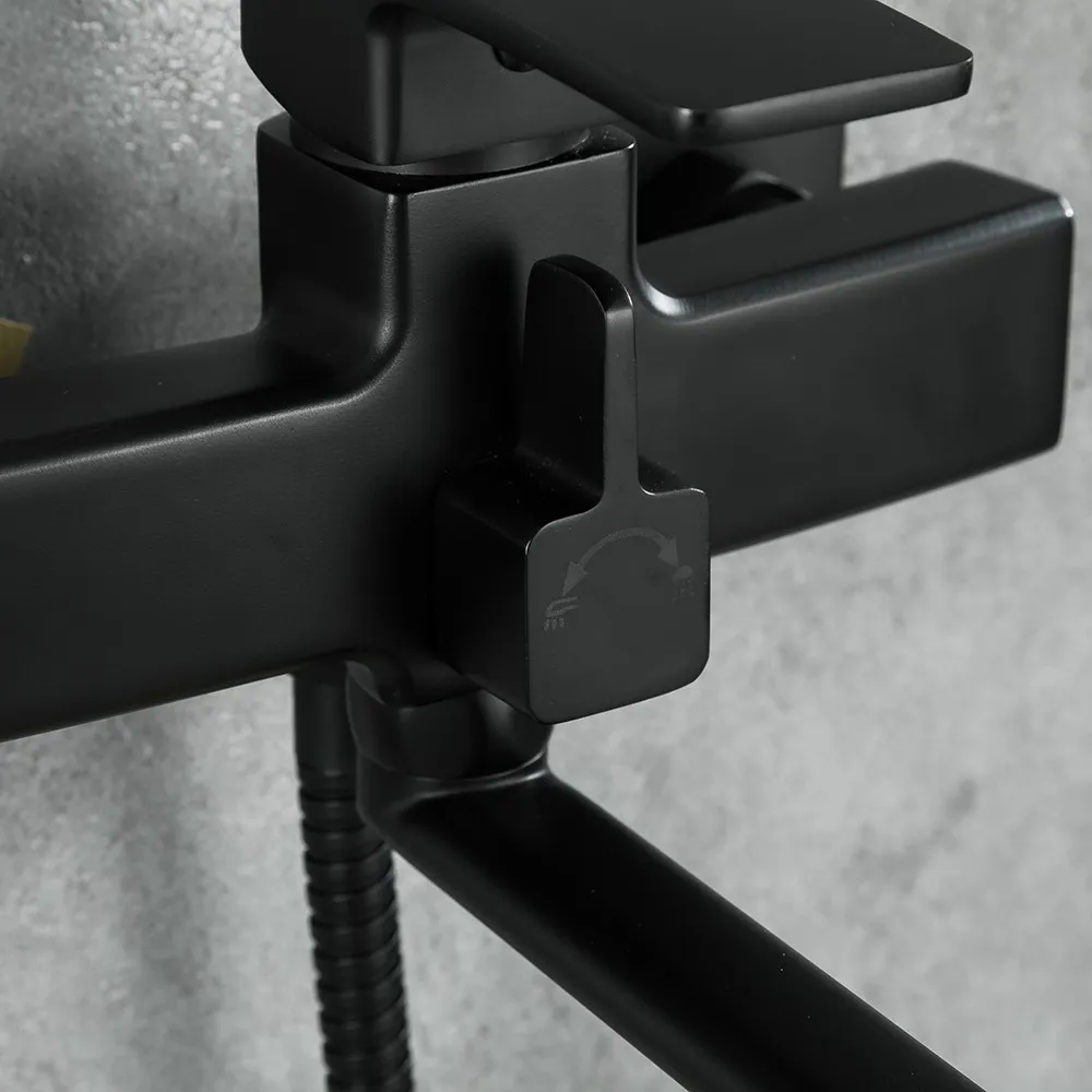 Смеситель для ванны FRUD R22152, черный