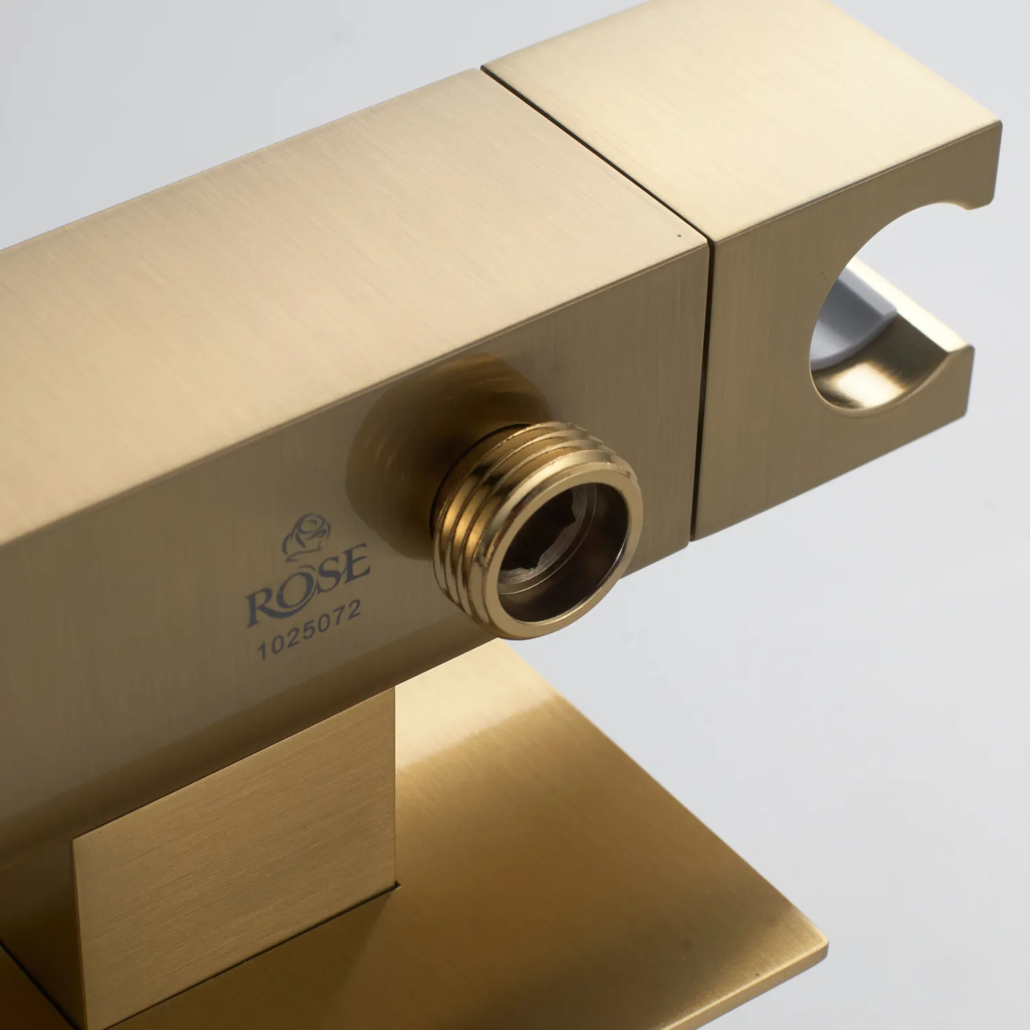 Гигиенический душ с термостатом Rose R965G, золотой сатин