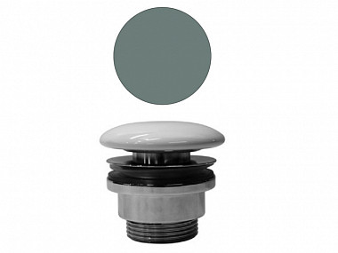 Донный клапан с открытым сливом GSI Spares для раковин без перелива, Agave matte (PVC04)