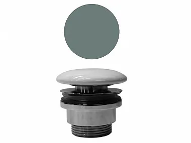 Донный клапан с открытым сливом GSI Spares для раковин без перелива, Agave matte (PVC04)