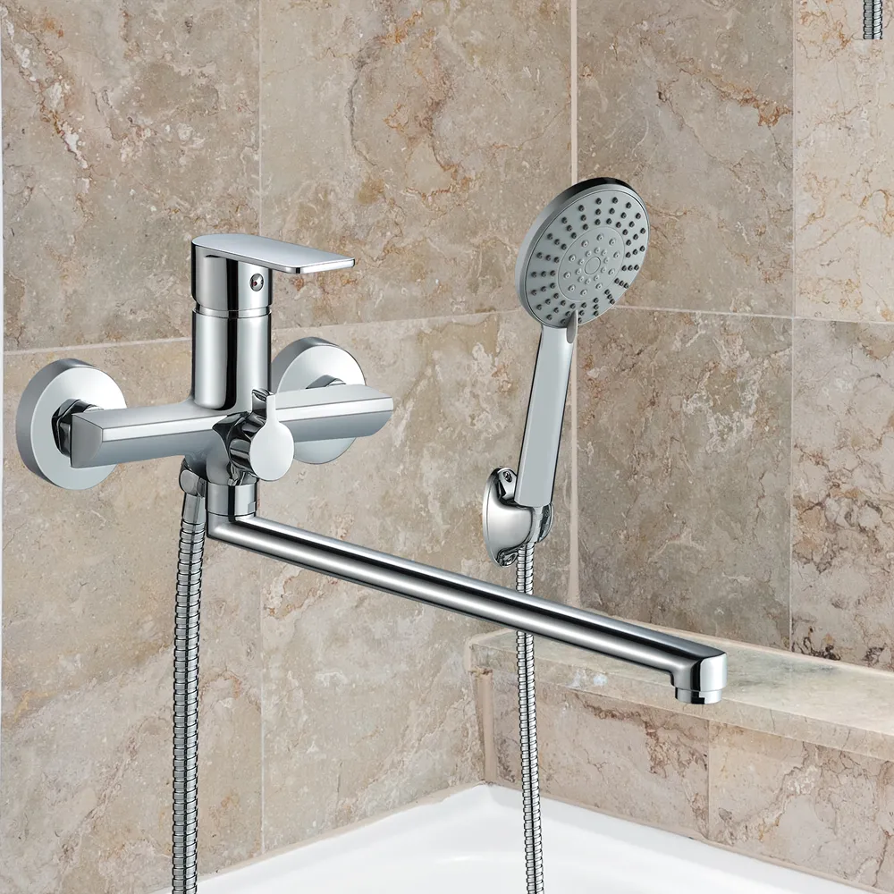 Смеситель для ванны WesnaArt RAY11-320, хром