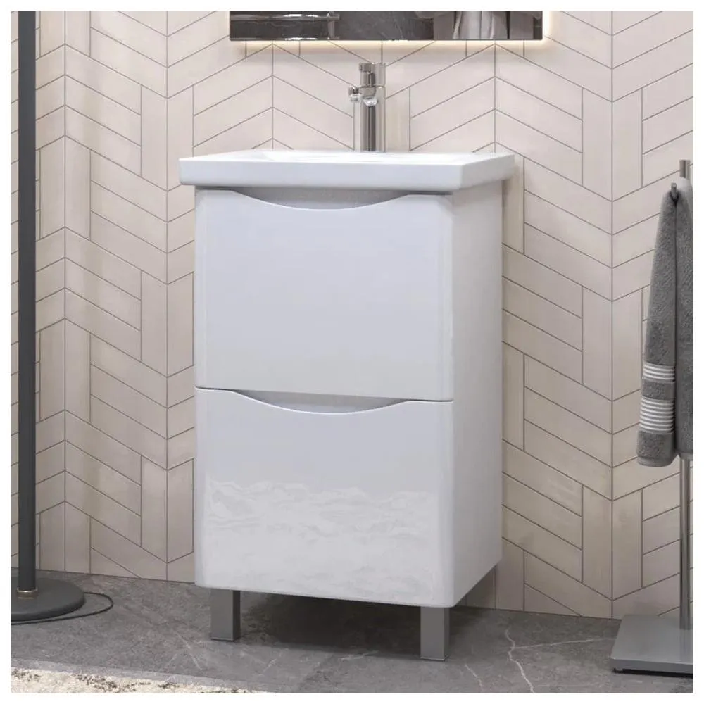 Тумба с раковиной напольная VIGO Glem  321-com, 50 см