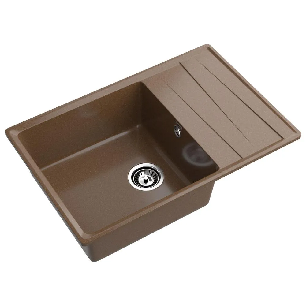 Кухонная мойка GranFest LEVEL 760L, терракот