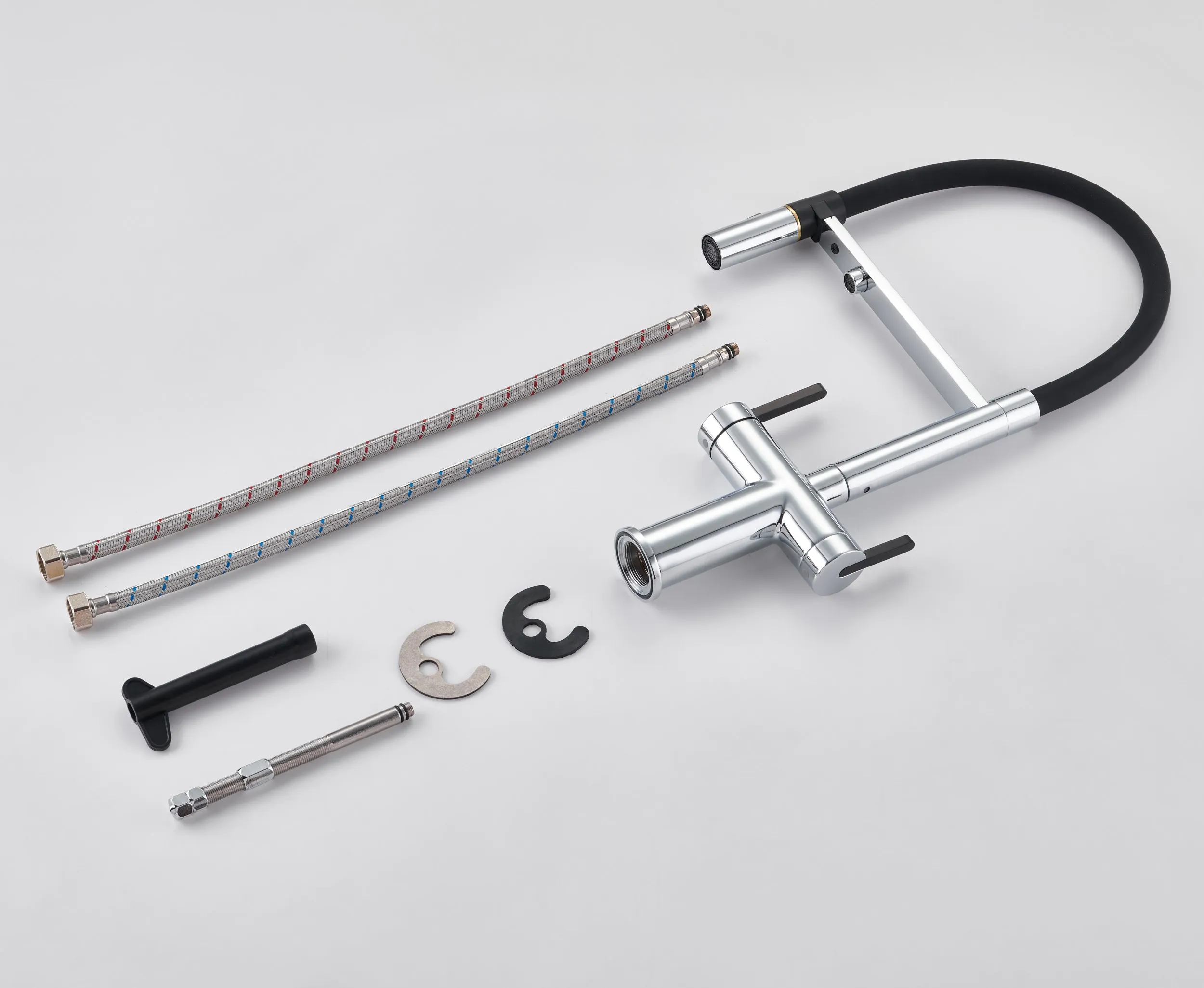 Смеситель для кухни с подключением фильтра для воды Rose R458, хром