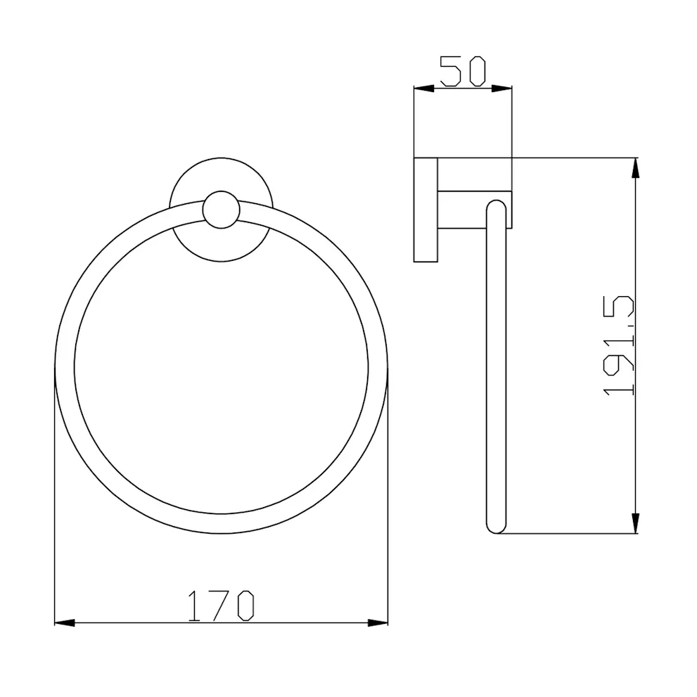 Кольцо для полотенец Rav Slezak COLORADO COA0104ZRL, розовое золото
