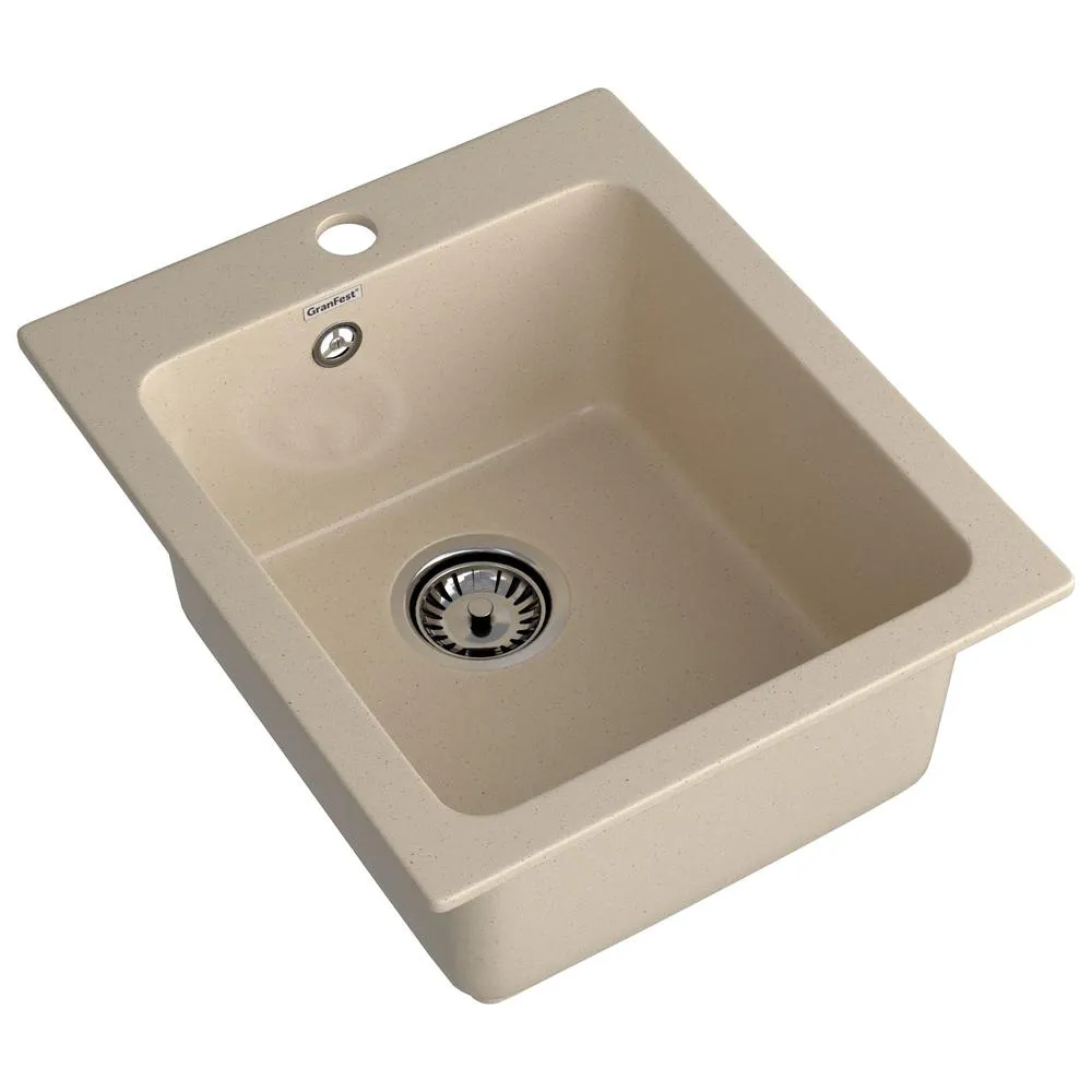 Кухонная мойка GranFest PRACTIK 505, кашемир