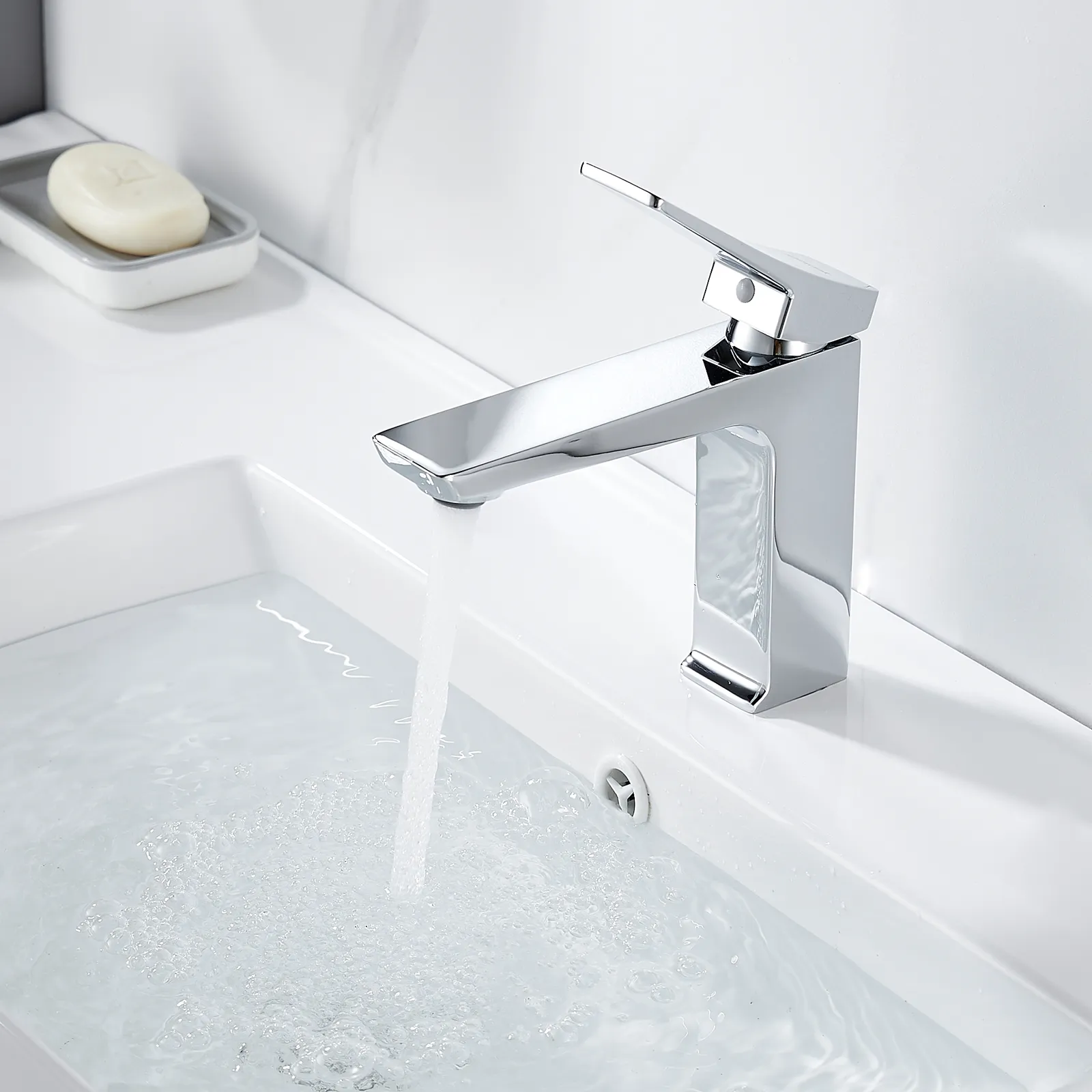 Смеситель для раковины Shevanik S4401, хром