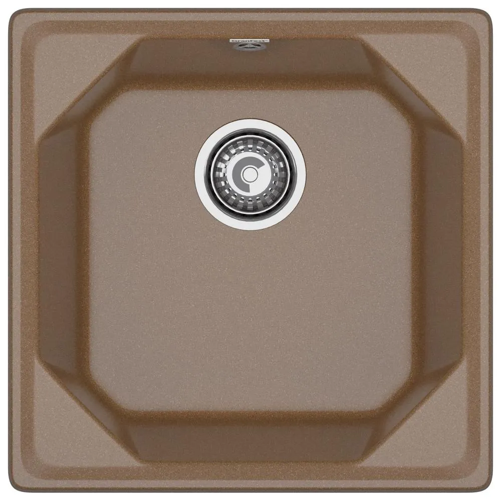 Кухонная мойка GranFest UNIQUE 500, терракот