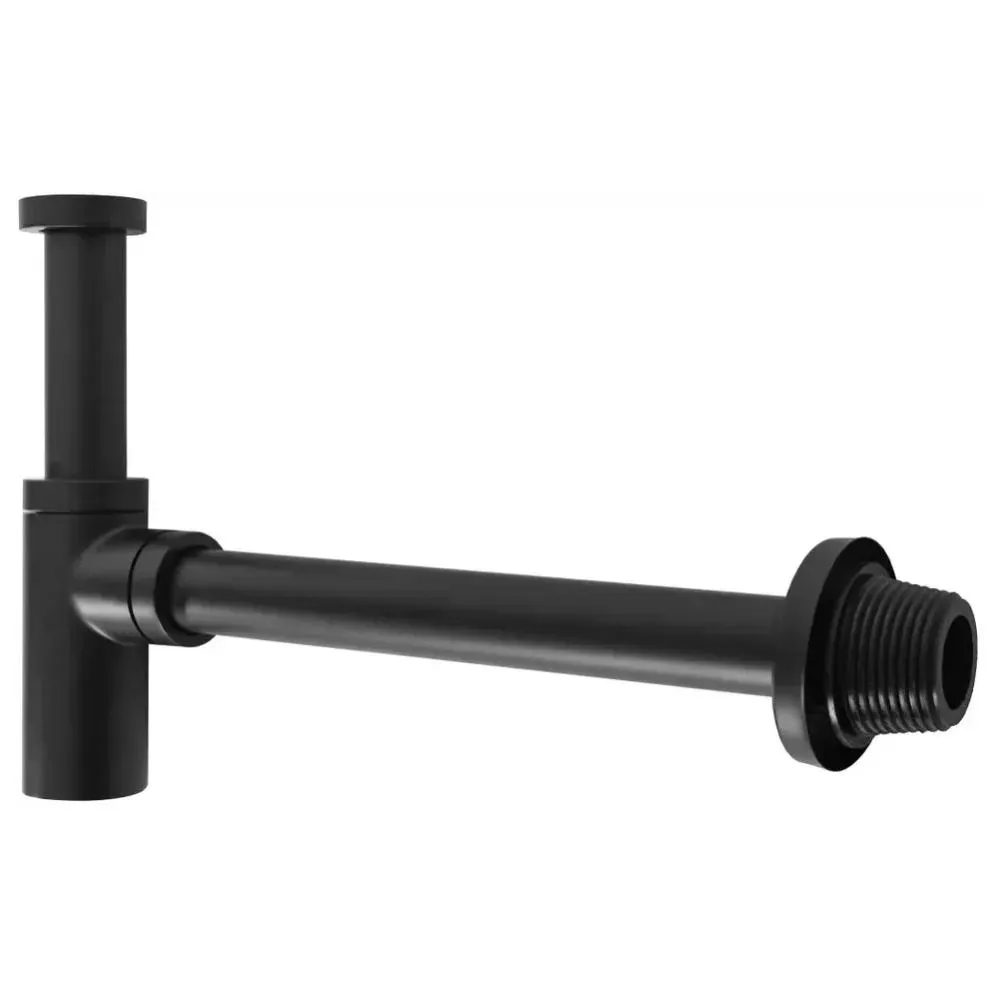 Сифон для раковины Hansberge H175BL, черный