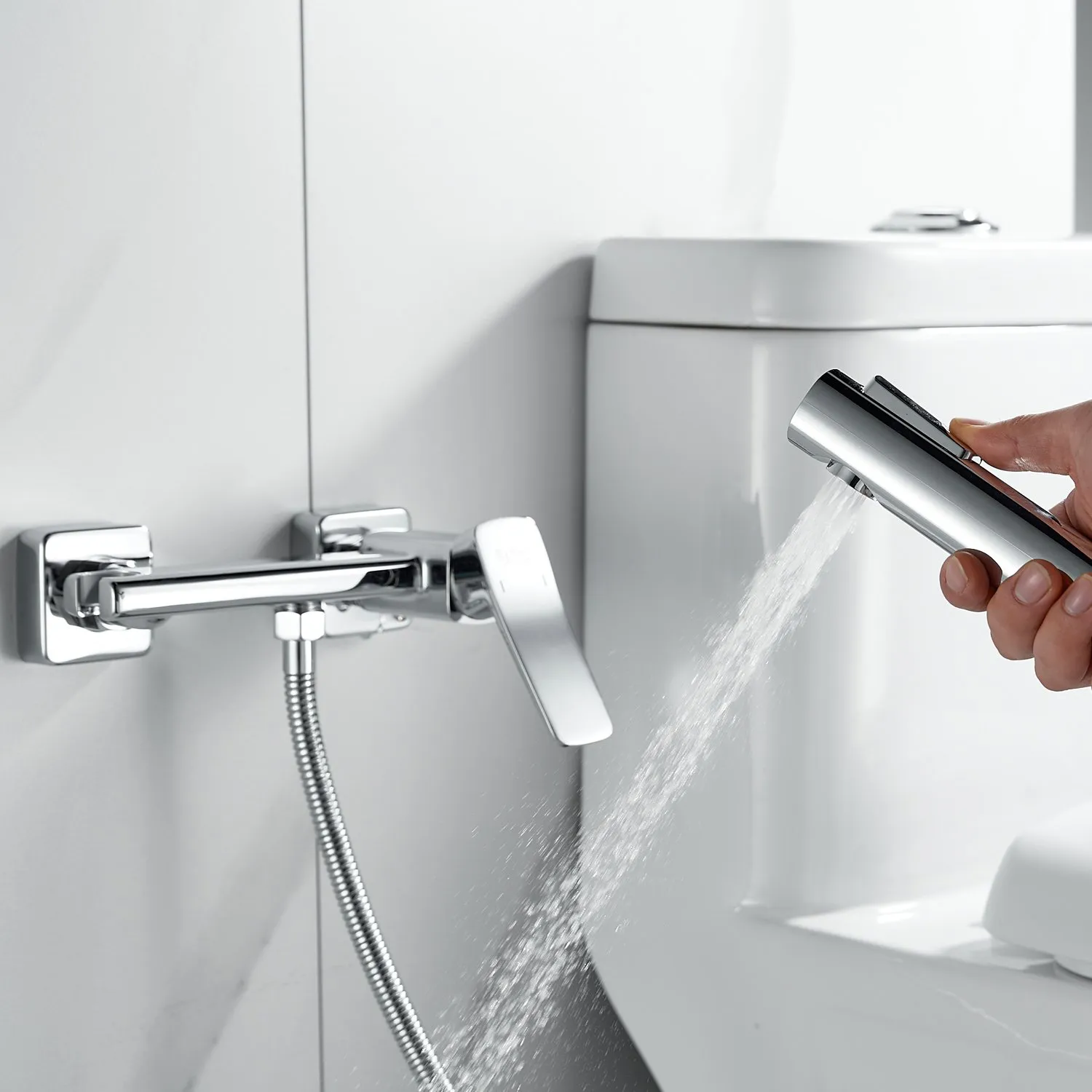 Гигиенический душ со смесителем Raffine F0599-1, хром