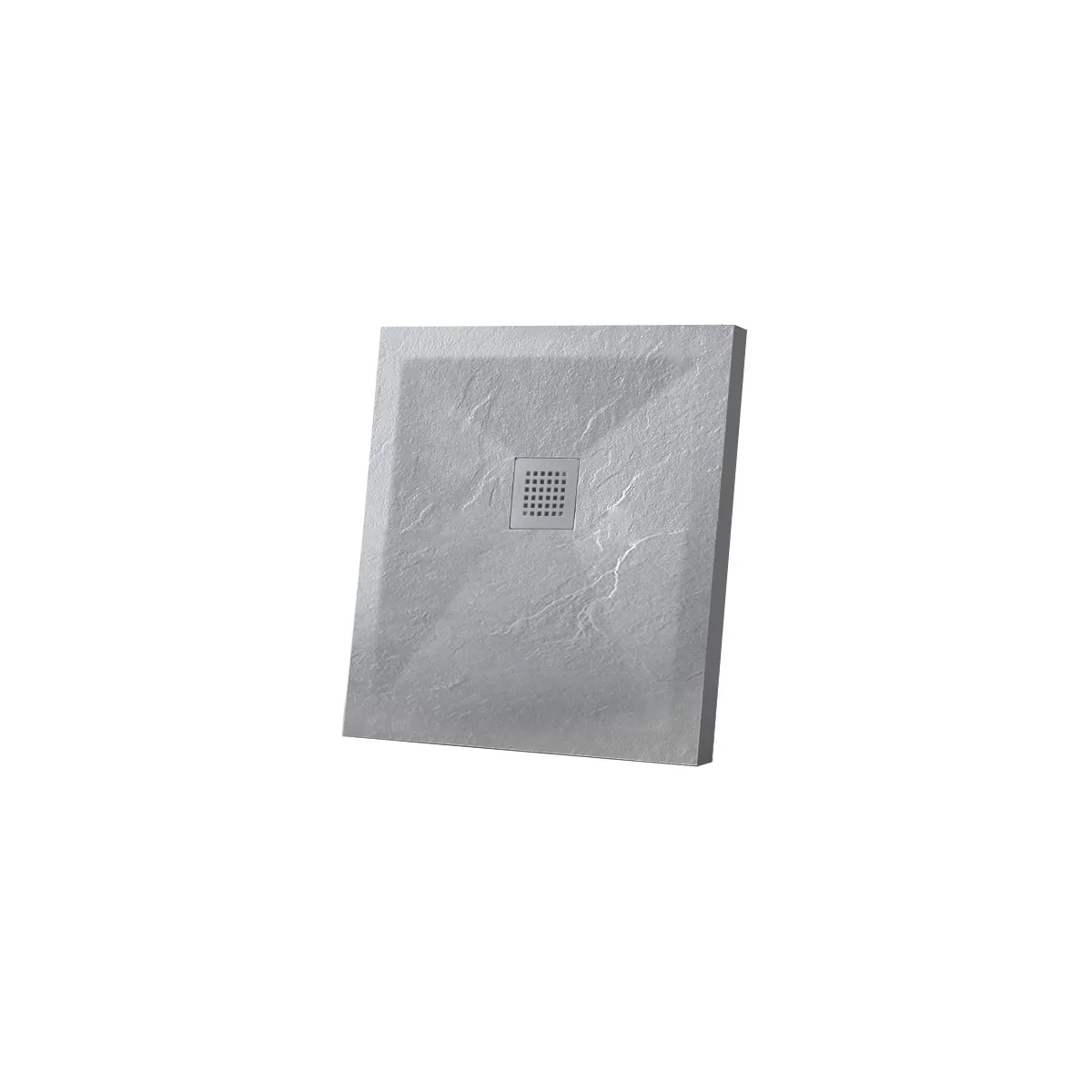 Поддон для душа из искусственного камня Vincea (VST-4SR1010G), 1000х1000х25 мм, серый