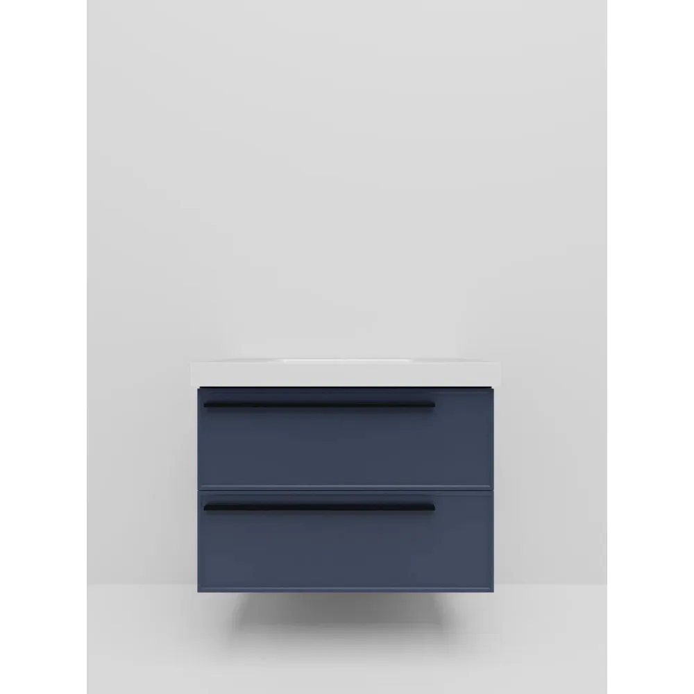 Тумба под раковину подвесная La Fenice Elba TWIN FNC-01-ELB-BG-90-2, синяя