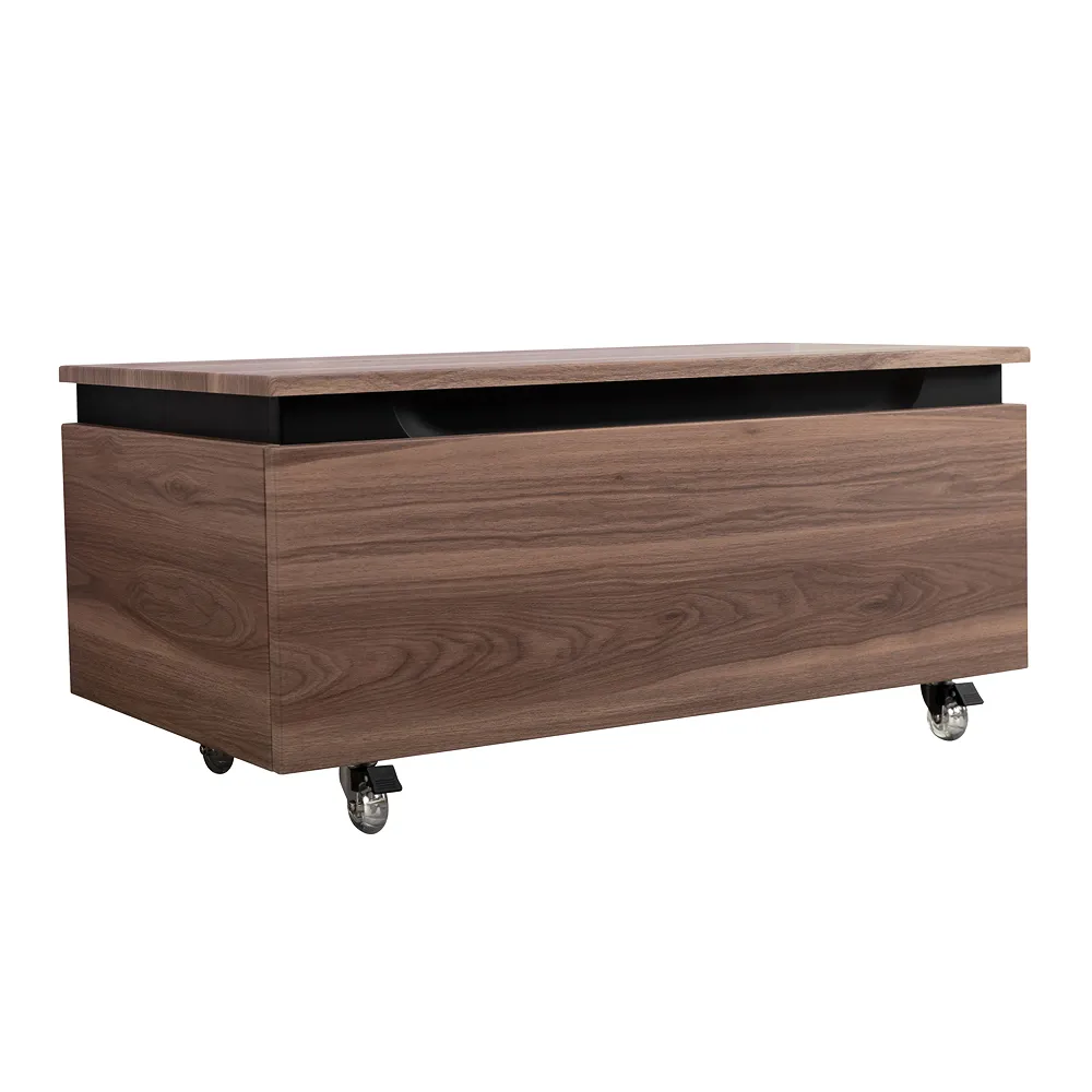 Тумба с одним выкатным ящиком Cezares Slider 766х480х315, Орех дымчатый (SLIDER-800-1C-PI-NA-P)