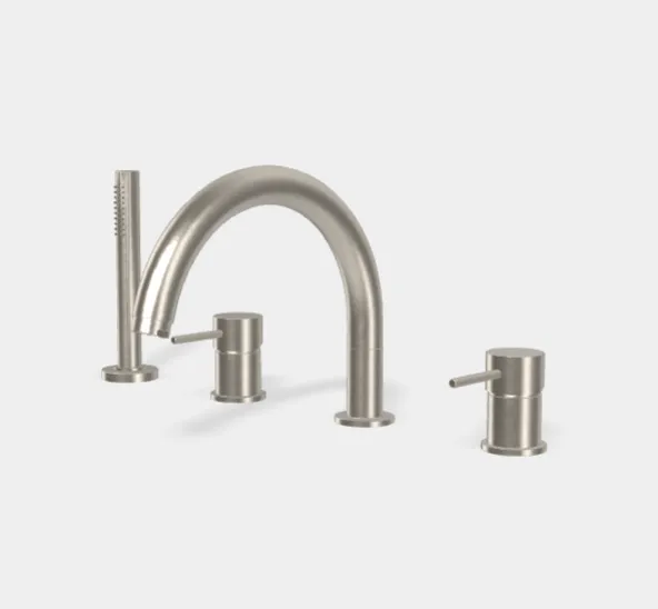 Смеситель для ванны Fima Carlo Frattini Spillo Up, брашированный никель (F3044NSN)