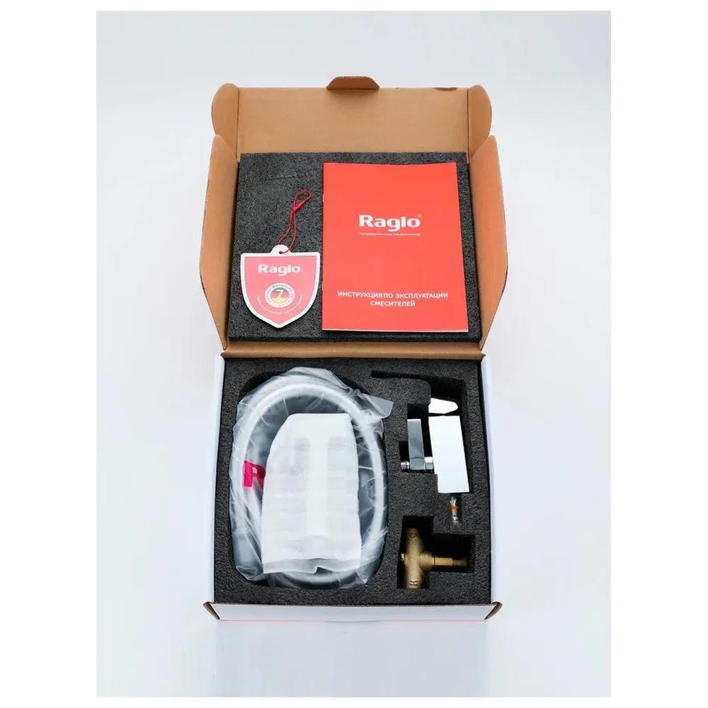 Смеситель Raglo R02.54 с гигиеническим душем встраиваемый , хром