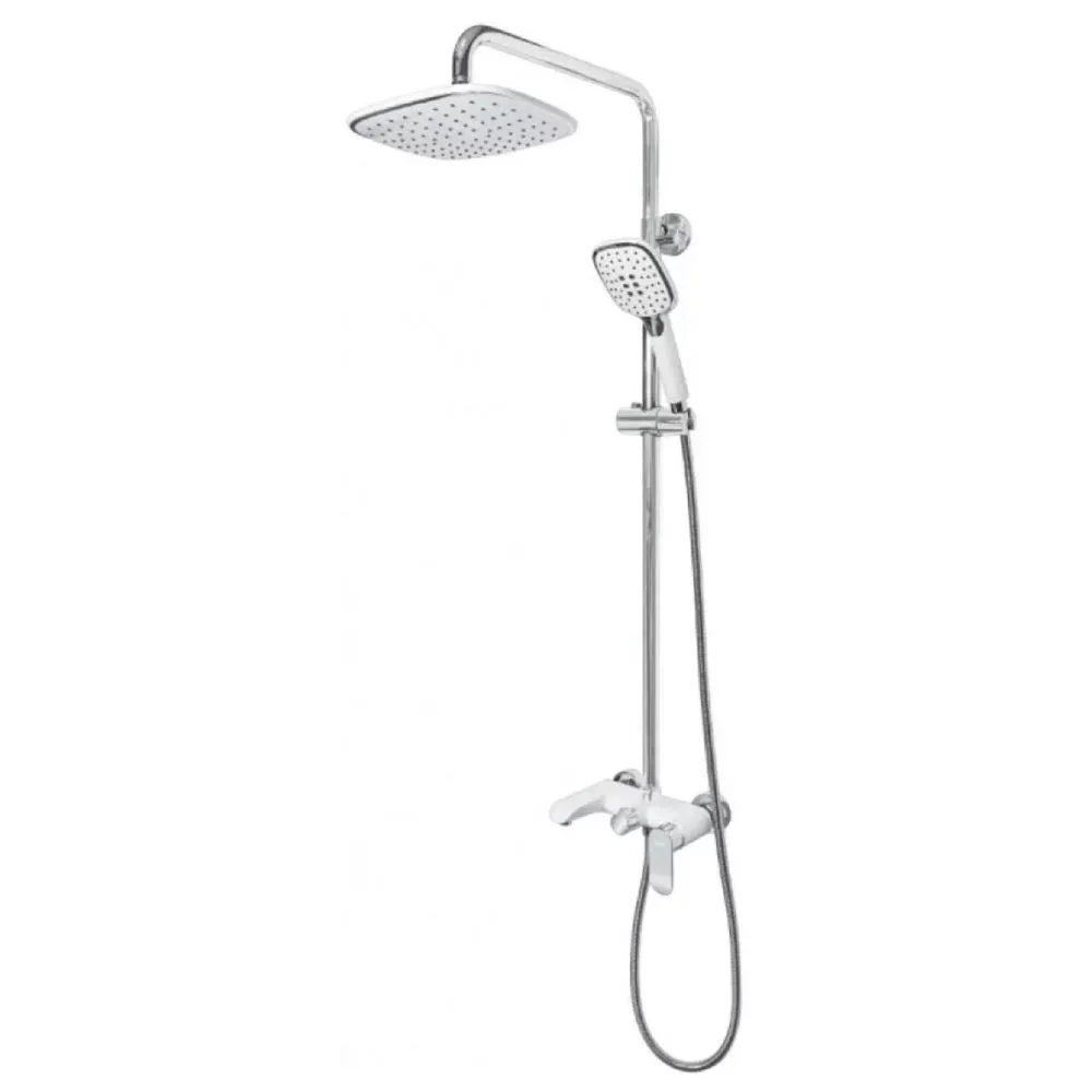 Душевая система Grocenberg GB7010WC, белый/хром