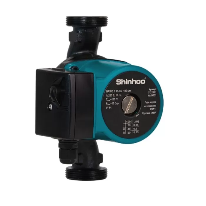 Basic S (центробежные с мокрым ротором, чугун, трехскоростные)