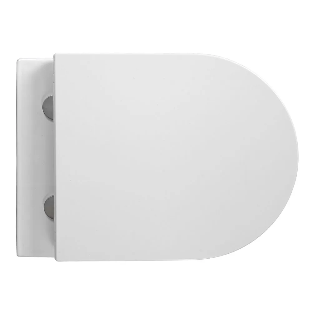 Унитаз-компакт подвесной AQUATEC ВЕГА TORNADO 490*360*320мм, тонкое сиденье с механизмом плавного закрывания, крепеж AQ1904T-00