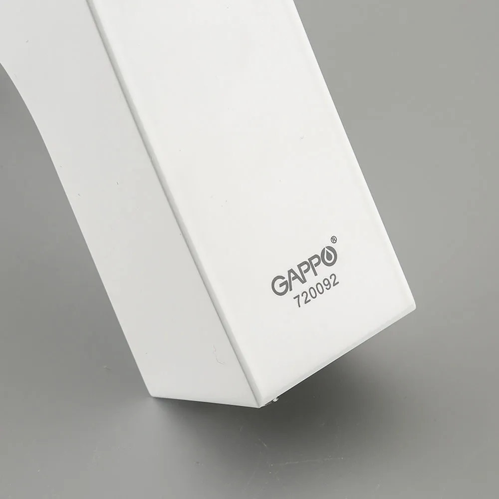 Смеситель для биде GAPPO G5007-8, белый/хром