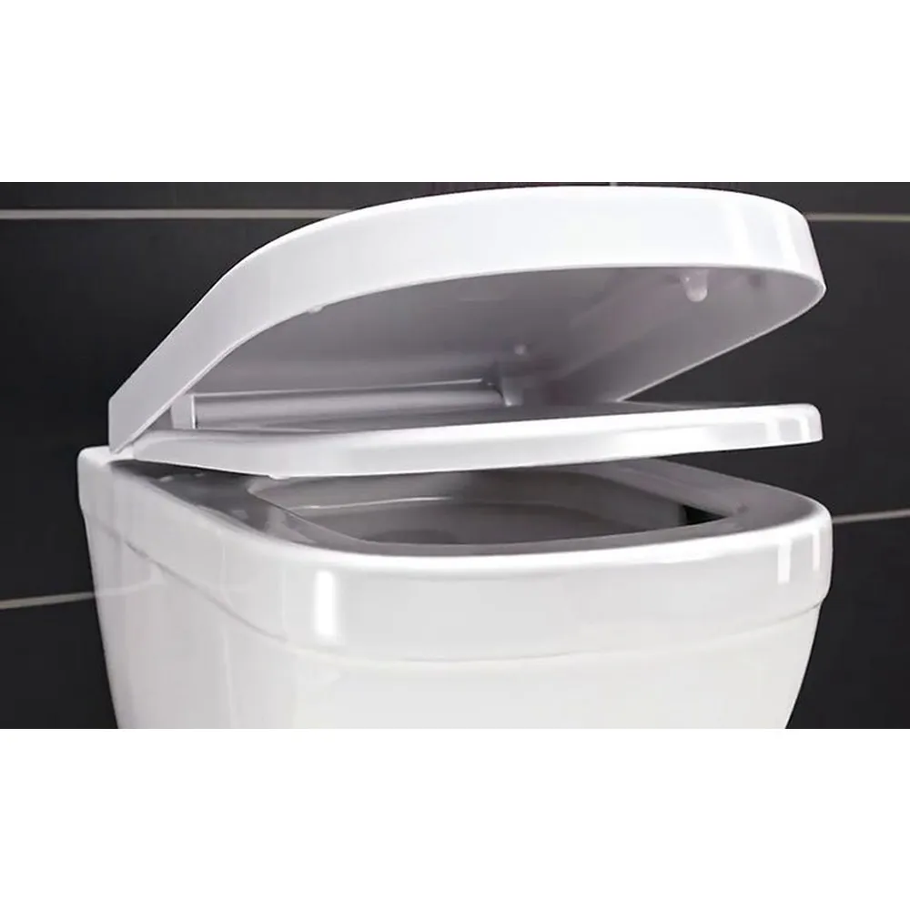 Сиденье с крышкой для унитаза Grohe Euro Ceramic с системой плавного опускания, микролифт, съемное (39330002)