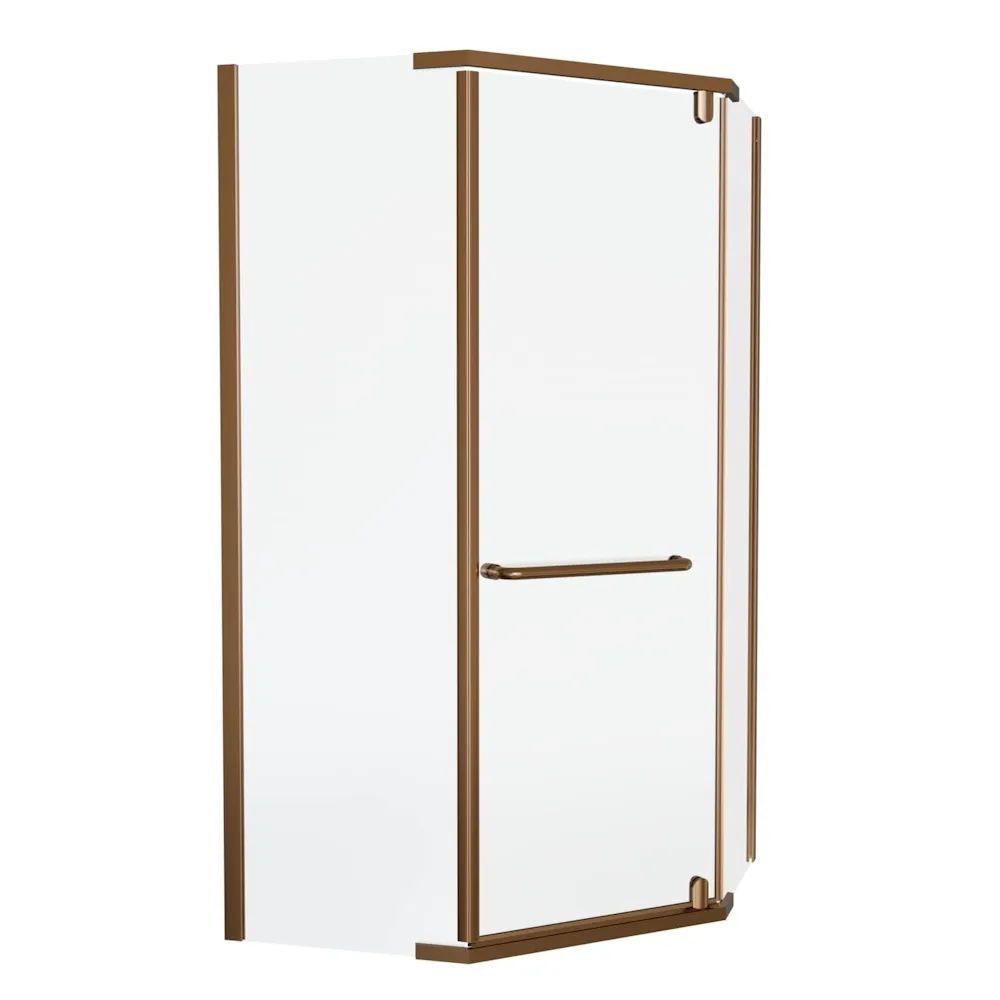 Душевой уголок Knotlor FCD100CG0RB 5-тиугольный 100х100х200, бронза