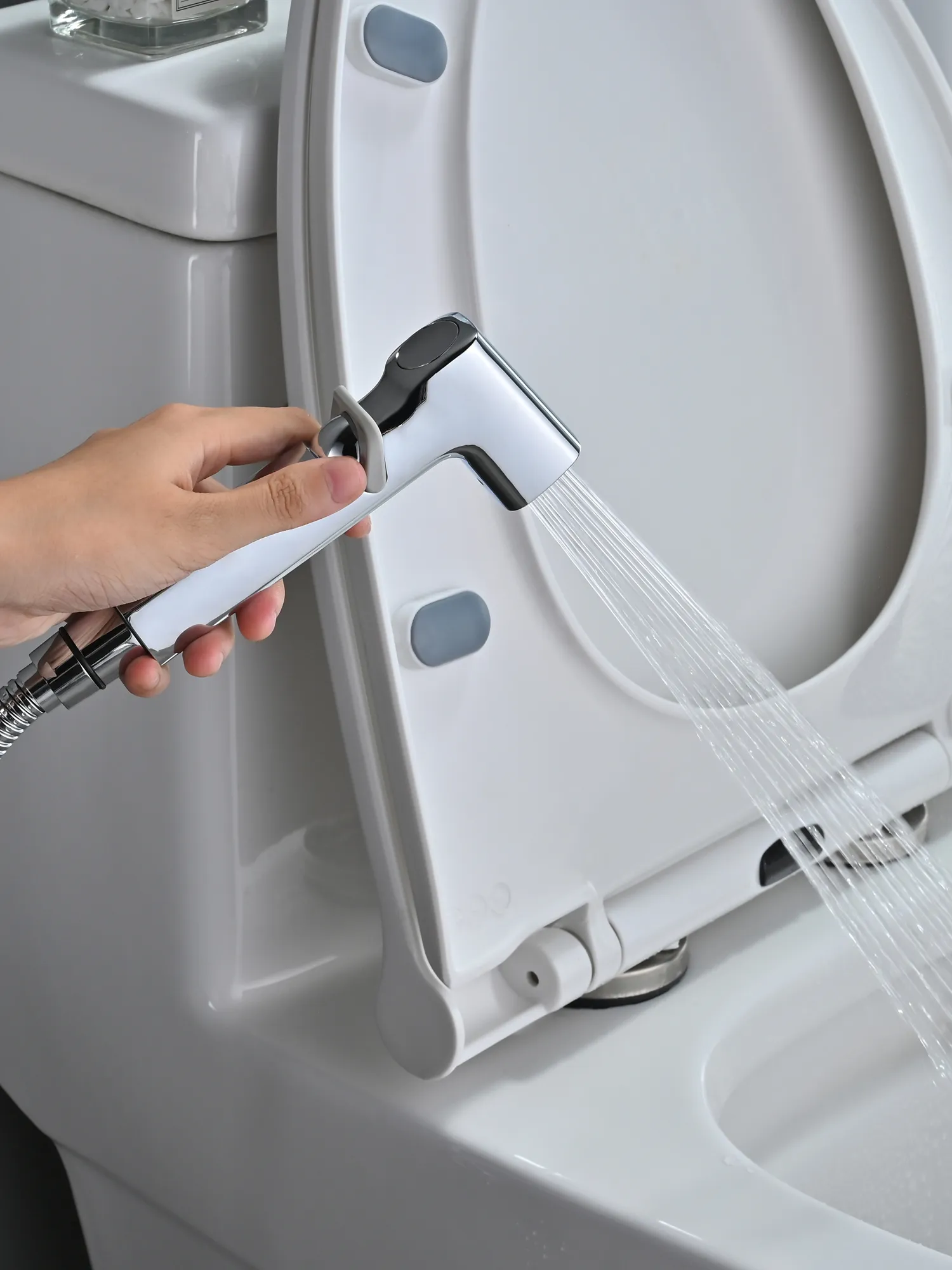 Гигиенический душ со смесителем Rose R245, хром