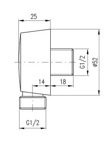 Шланговое подключение Rav Slezak MD0018