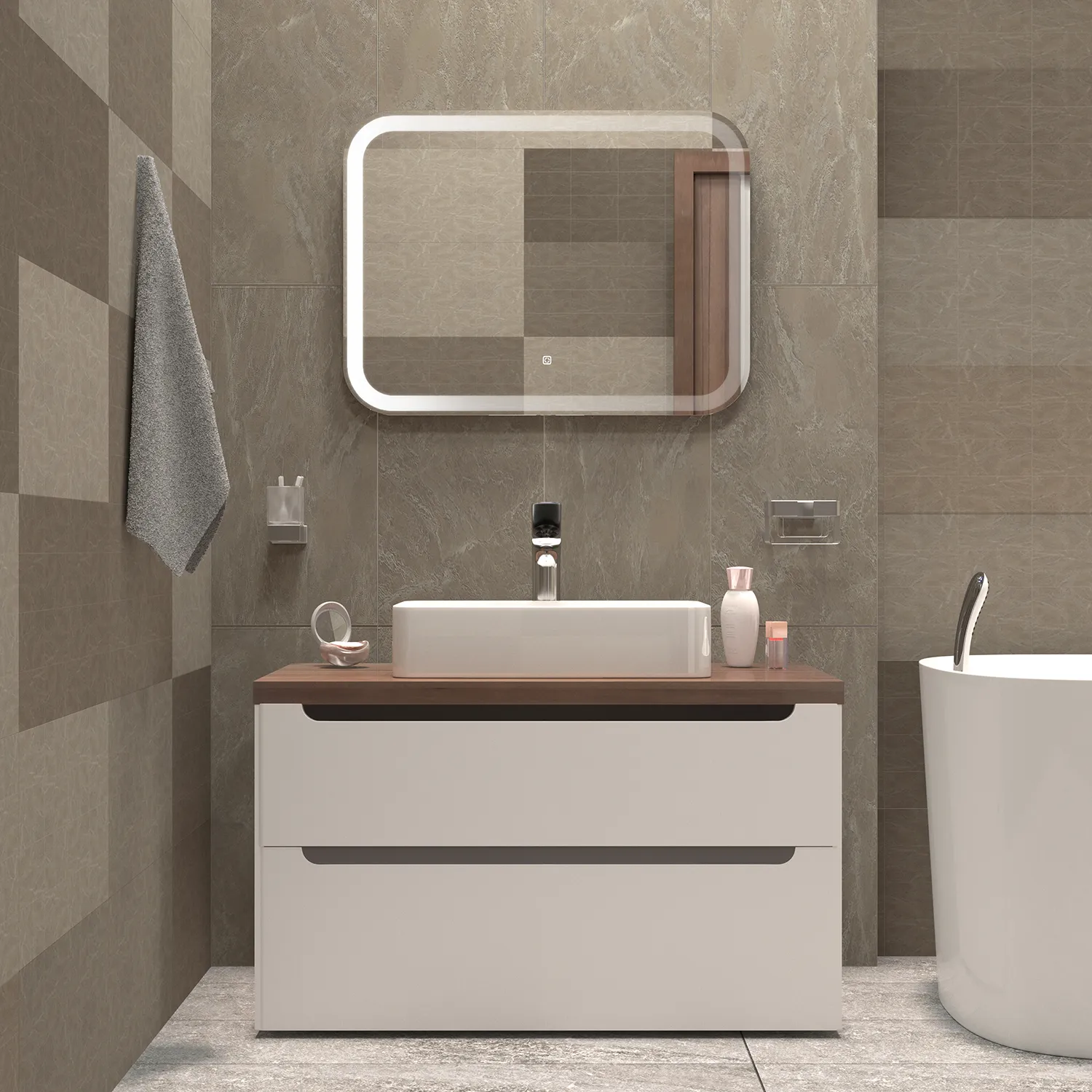 Зеркало MIXLINE "Стив Нео-S" 800*600 (ШВ) сенсорный выкл,светодиодная бегущая подсветка (557429)