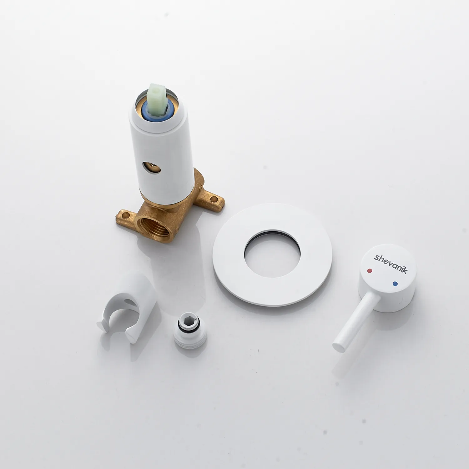 Гигиенический душ со смесителем Shevanik S147C, белый