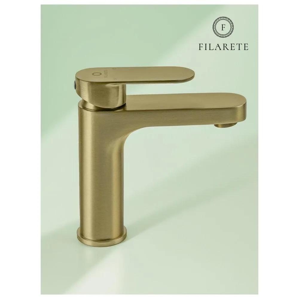Смеситель для раковины FILARETE Retta FL5030MG, матовое золото