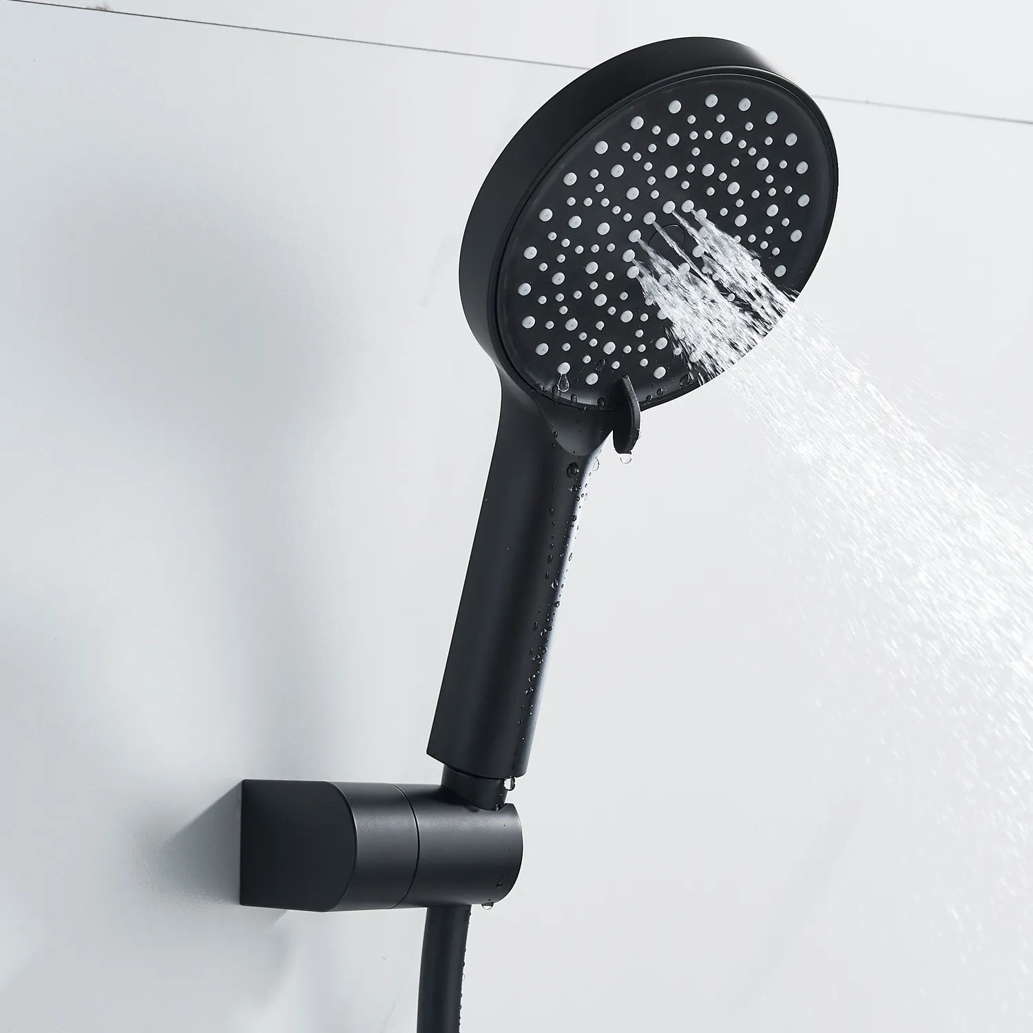 Смеситель для душа Shevanik S4716H, черный