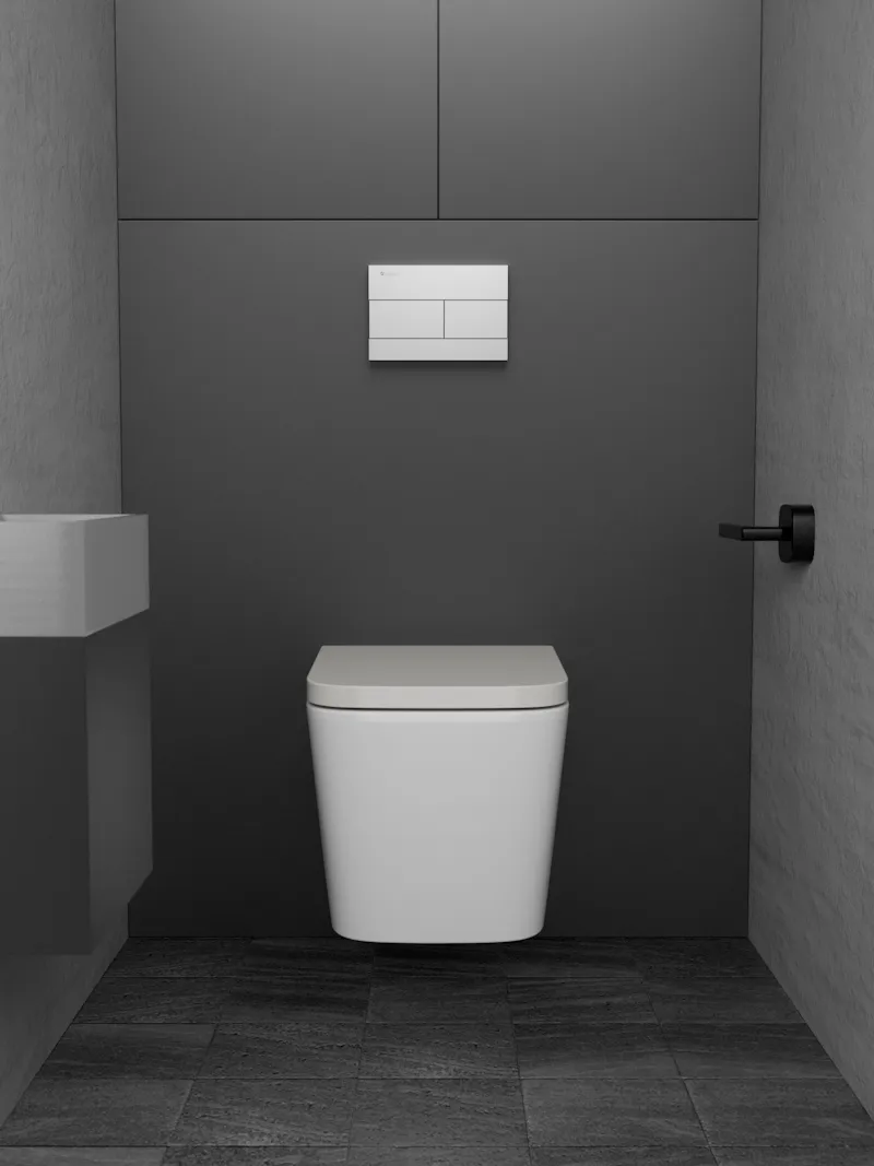 Клавиша смыва Knotlor BIS103WY, белый