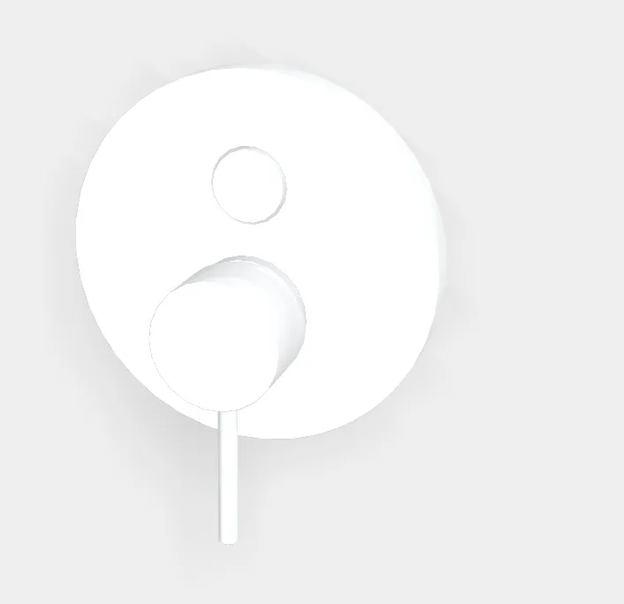 Смеситель для душа Fima Carlo Frattini Spillo Up, на 2 потребителя, белый матовый (F3039E2BS)