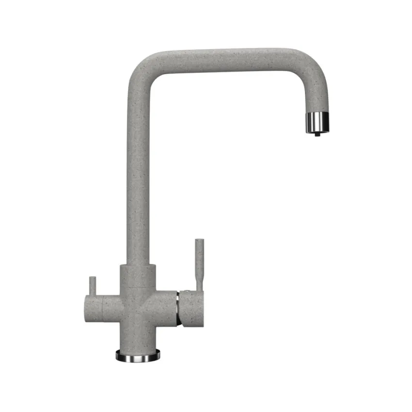 Смеситель для кухни Ulgran U-019-310, серый