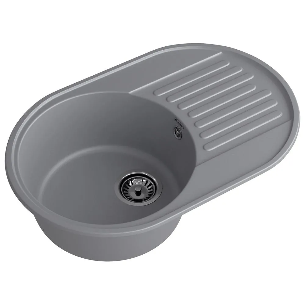 Кухонная мойка GranFest QUARZ 18, темно-серый