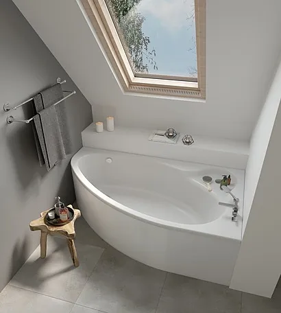 Ванна акриловая Santek Эдера 170x110 правосторонняя белая 1.WH11.1.994