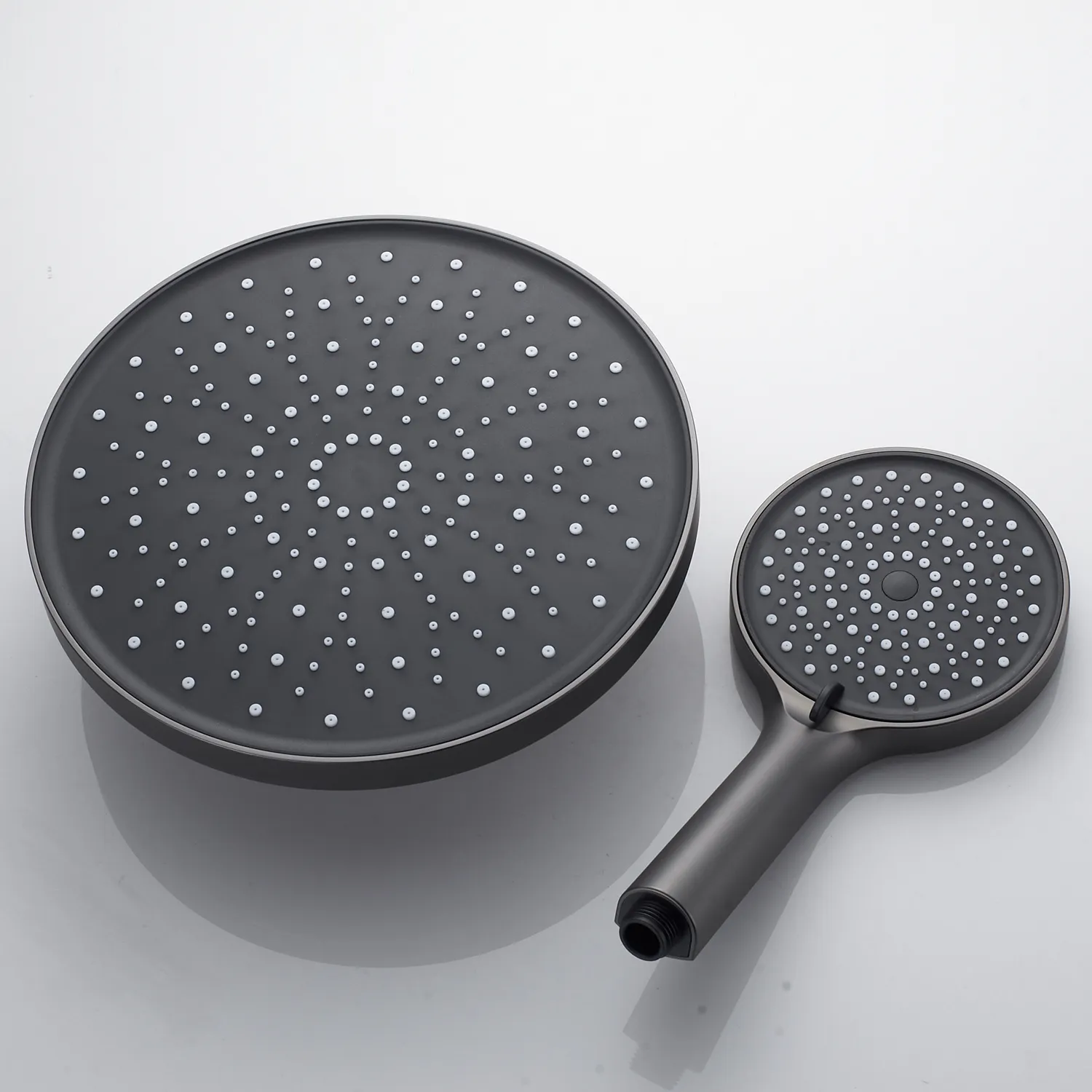 Душевая система встраиваемая Shevanik S4335T, оружейная сталь