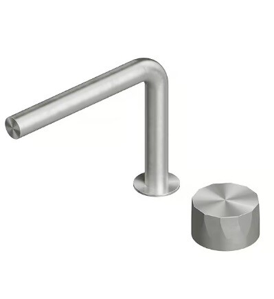 Смеситель для раковины Quadro design HB, сталь брашированная (15 31 AS)