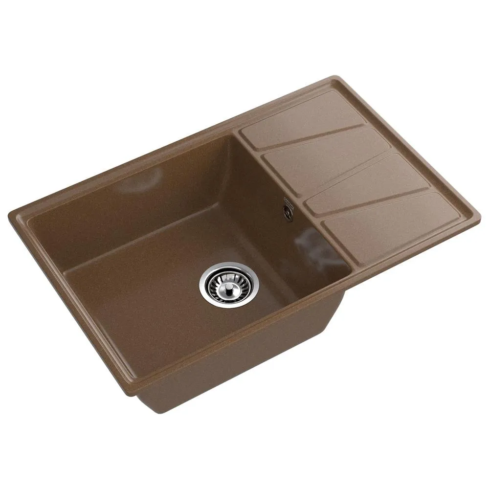 Кухонная мойка GranFest VERTEX 780L, терракот