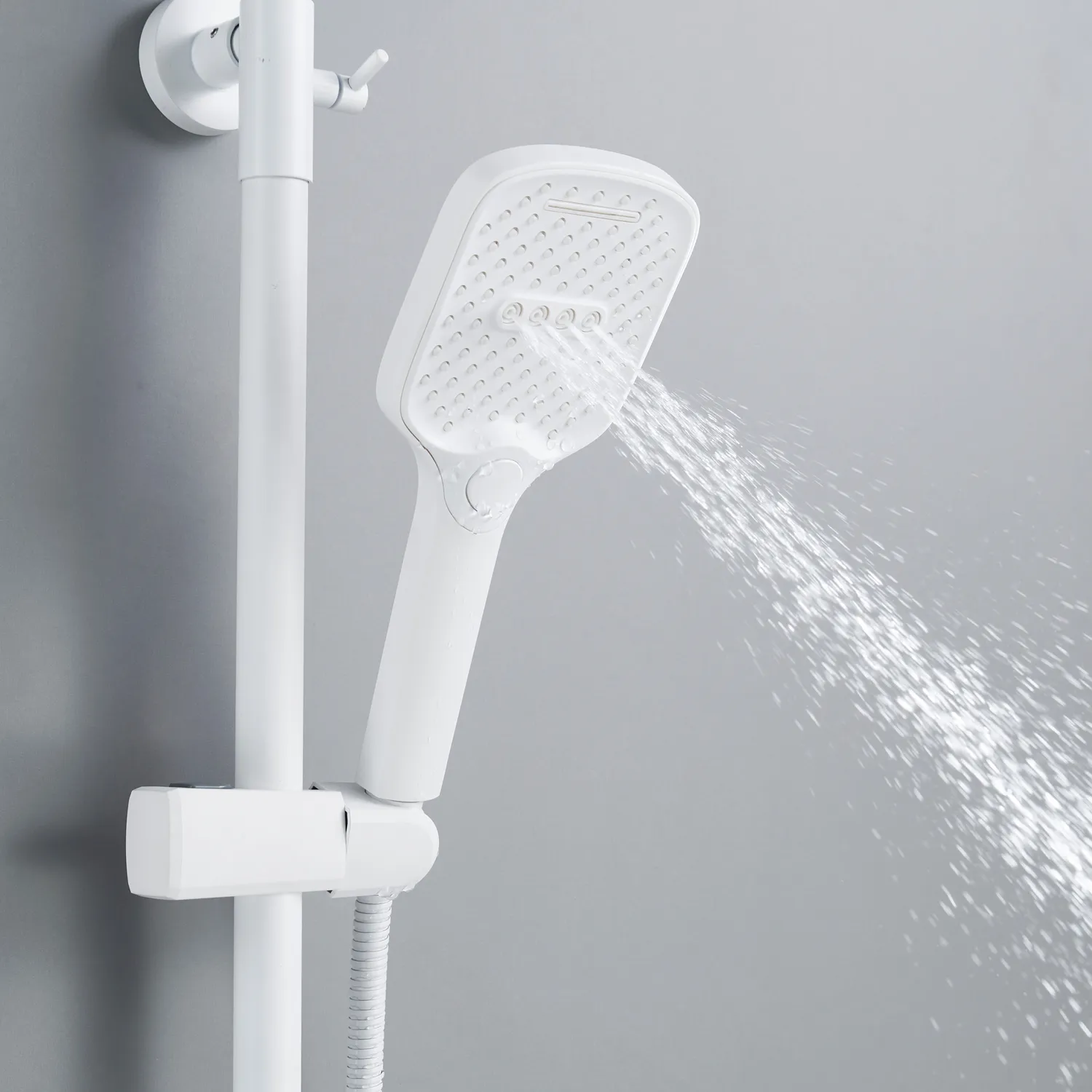 Душевая система Shevanik S4036C, белый