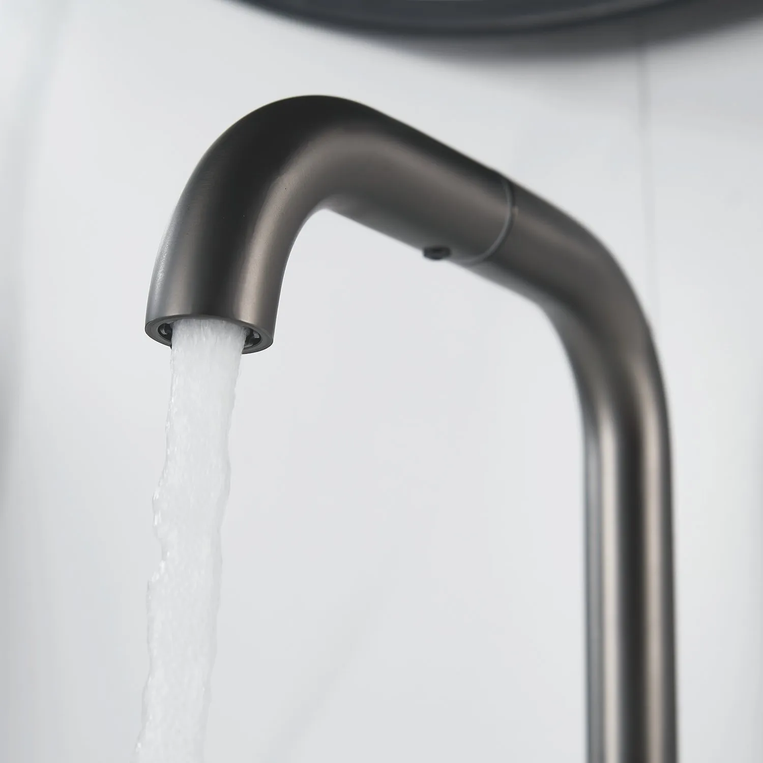 Смеситель для раковины Raffine F201T, оружейная сталь