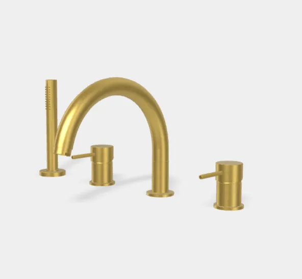 Смеситель для ванны Fima Carlo Frattini Spillo Up, брашированное золото (F3044NOS)