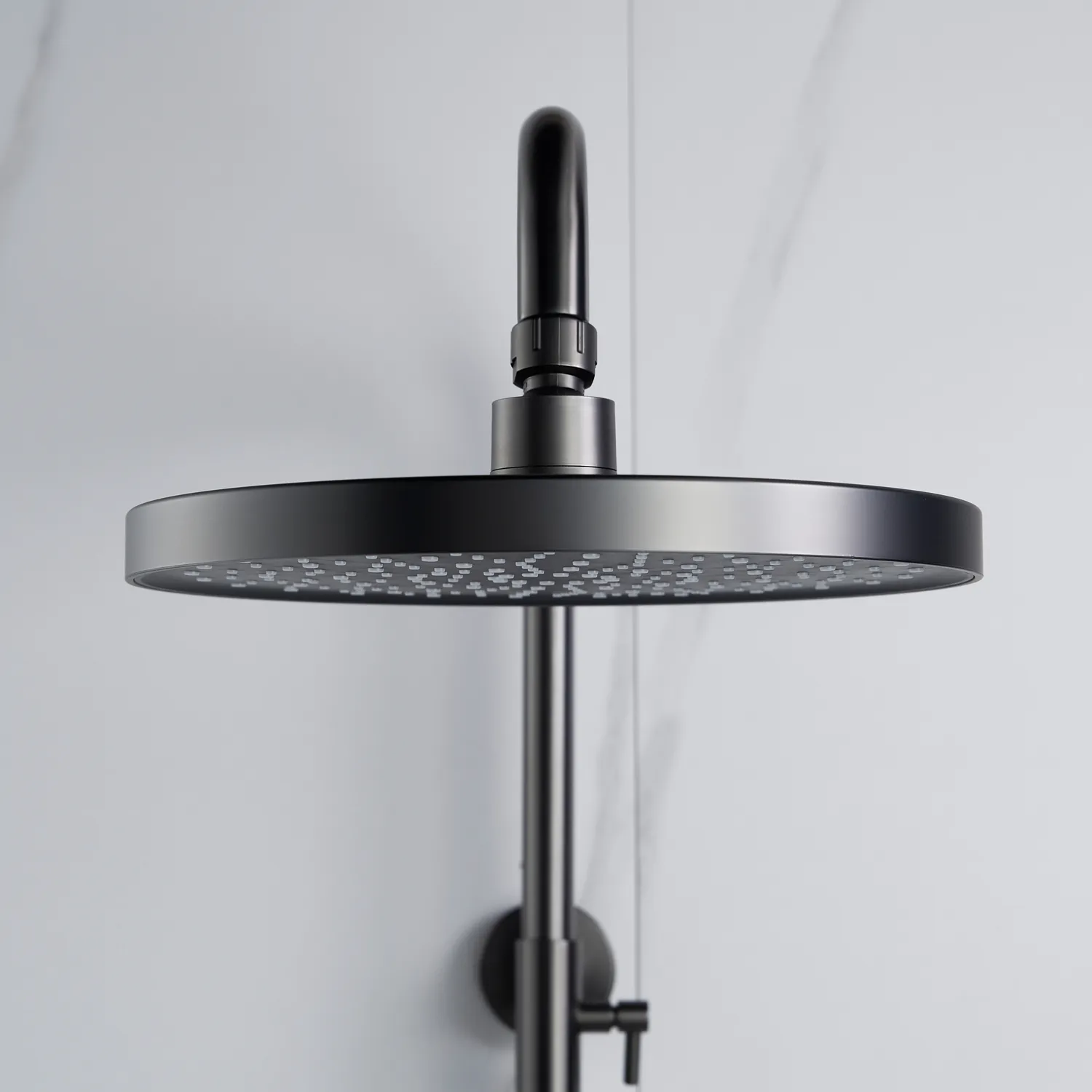 Душевая система Shevanik S4726T, оружейная сталь