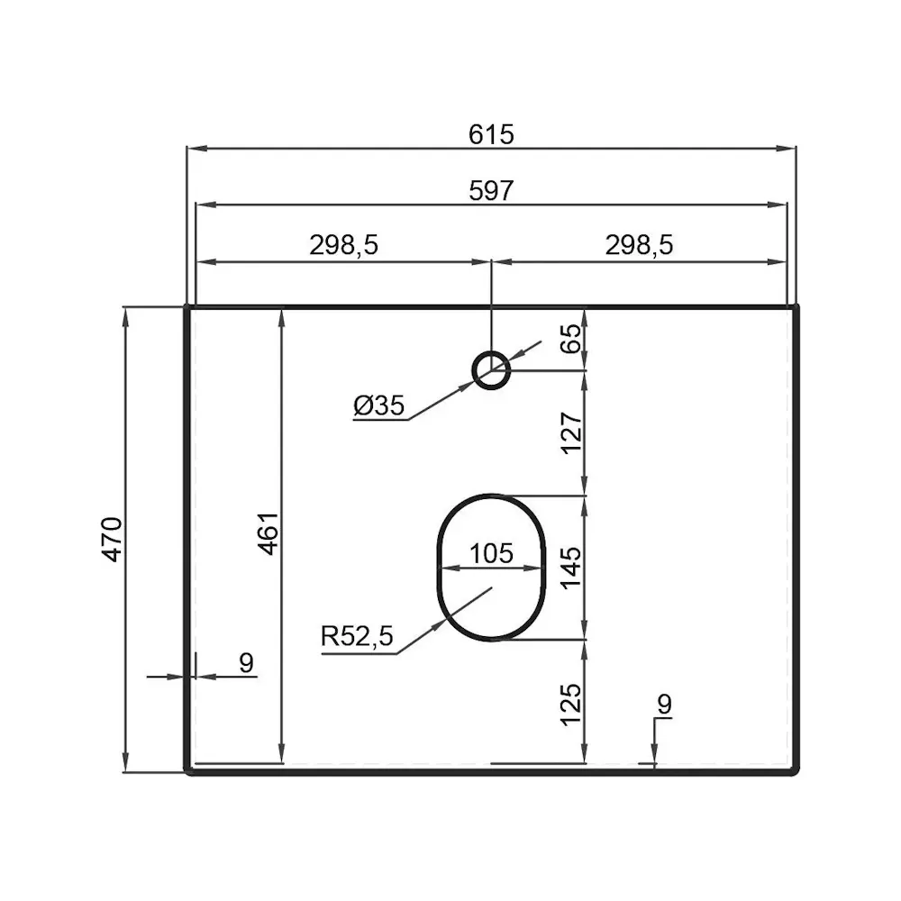 Столешница La Fenice Granite Gray Structural Terra 60 см, белая